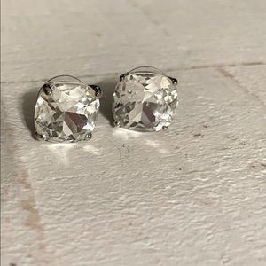 Large Kate Spade crystal stud earrings